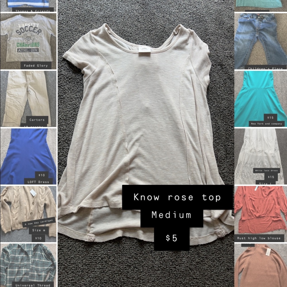 Knox Rose Top $5